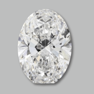 CVD Oval Diamond IGI