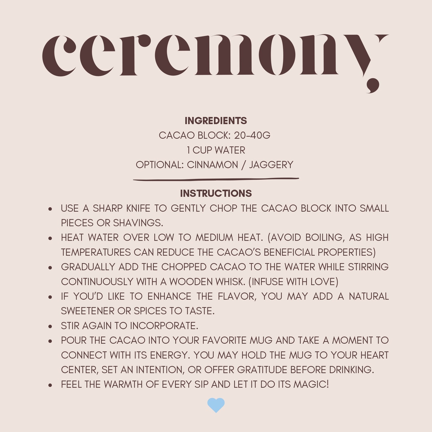 Sacred – 100% Ceremonial Cacao Blocks