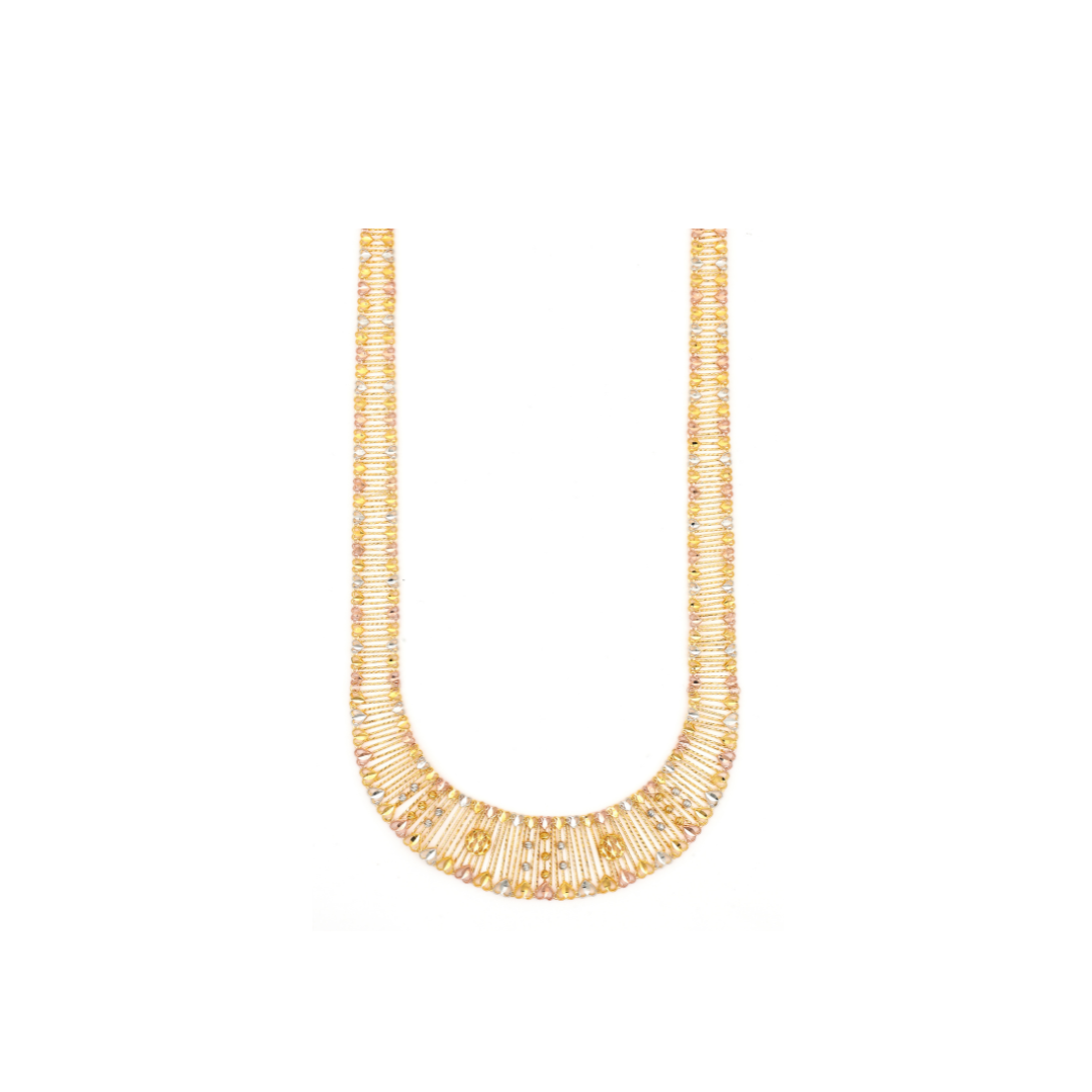 Heirloom Long Gold Necklace Set