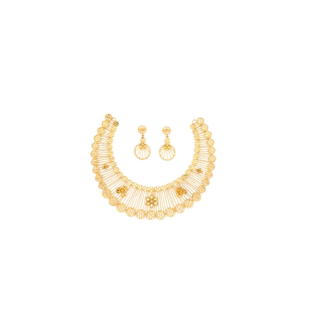 Golden Aura Necklace Set