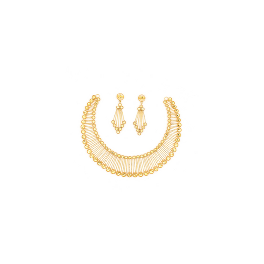 Gold Elegance Set with Earrings