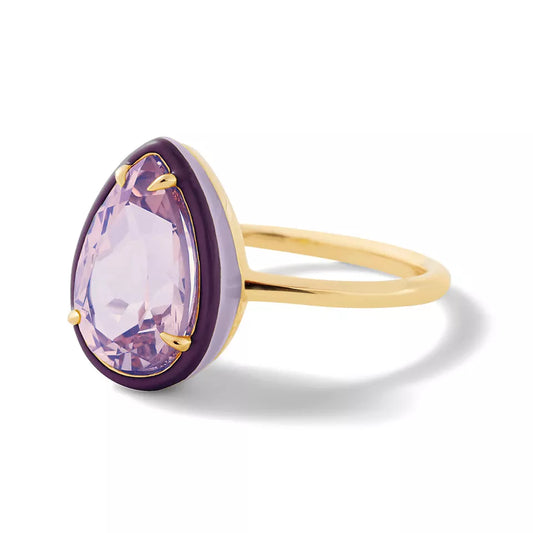 PEAR 925 SILVER ENAMEL COLOR RINGS