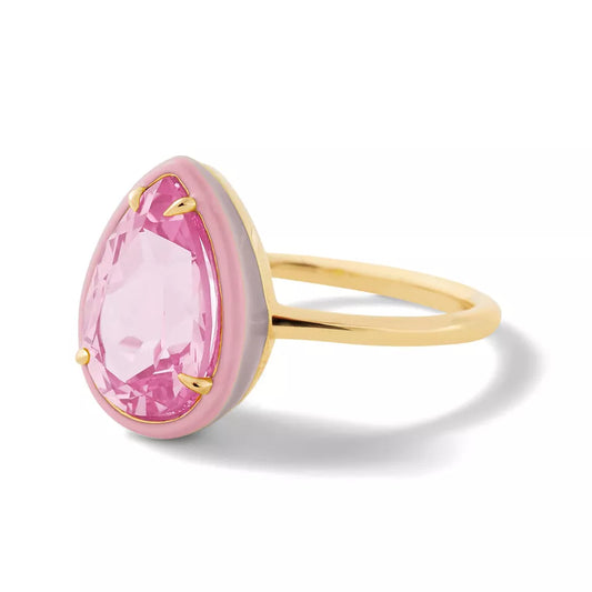 PEAR 925 SILVER ENAMEL COLOR RINGS