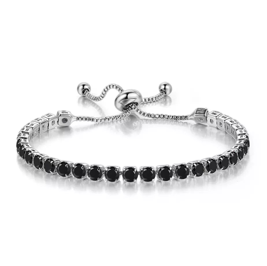BIRTHSTONE TENNIS BRACELET IN 925 SILVER