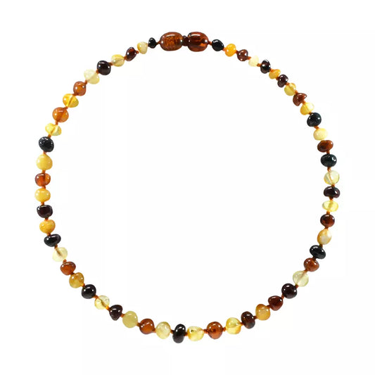 AMBER TEETHING NECKLACE FOR BABIES