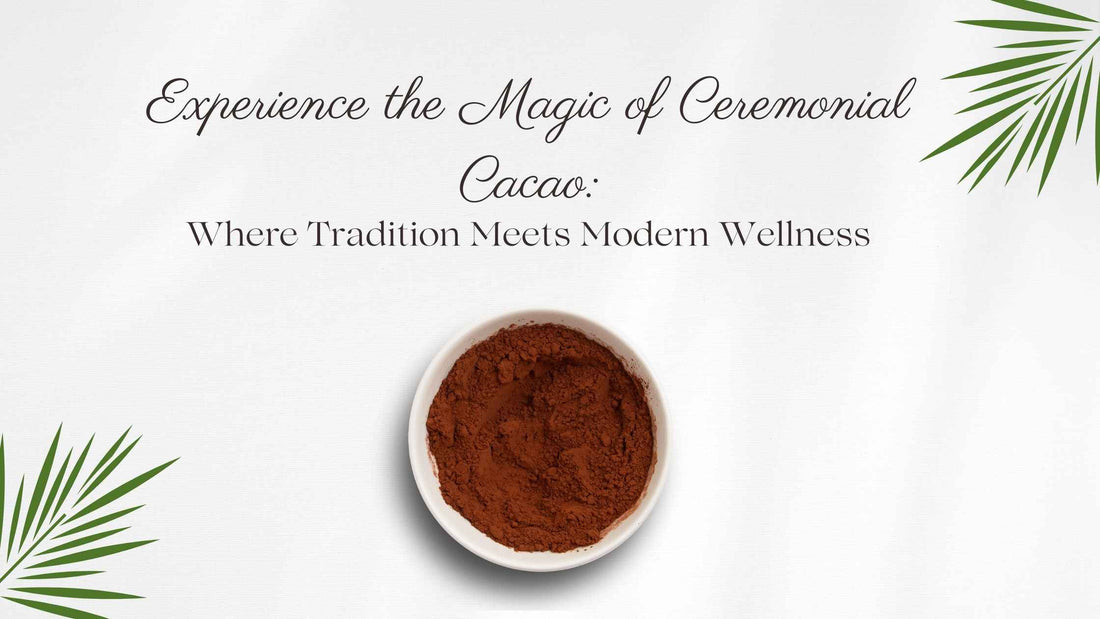 Experience the Magic of Ceremonial Cacao: Where Tradition Meets Modern Wellness