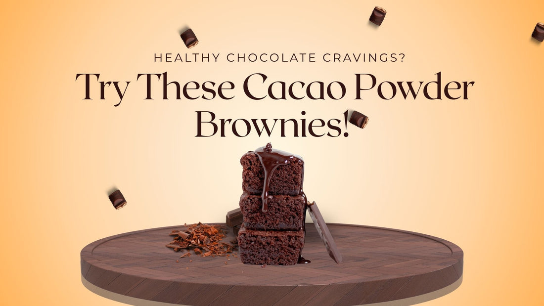 Healthy Chocolate Cravings? Try These Cacao Powder Brownies!