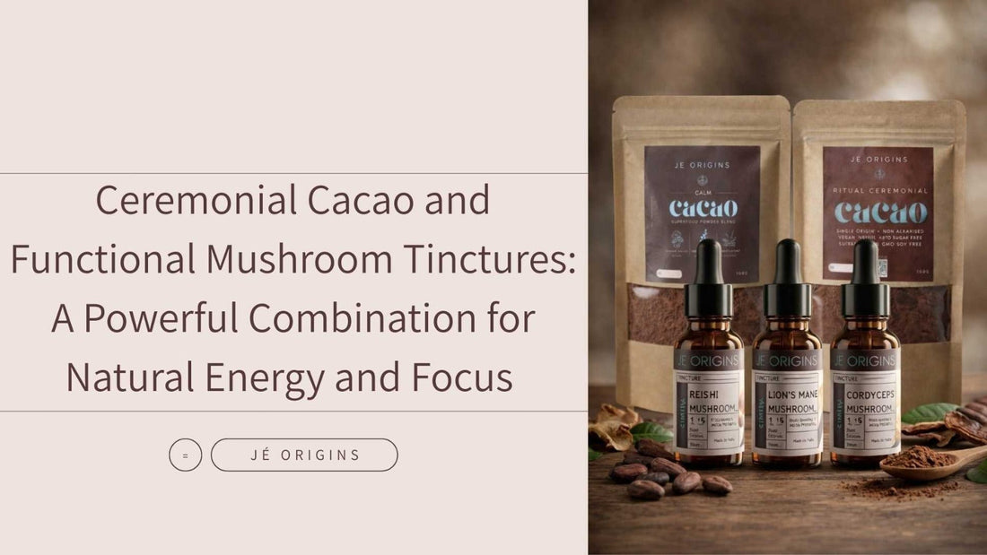 Ceremonial Cacao and Functional Mushroom Tinctures: A Powerful Combination for Natural Energy and Focus