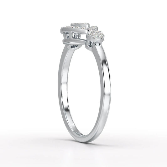 0.19 CT Simple Lab Grown Diamond Ring