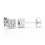 0.87 CT Lab Created Diamond Stud Earrings