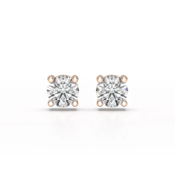 0.87 CT Lab Created Diamond Stud Earrings