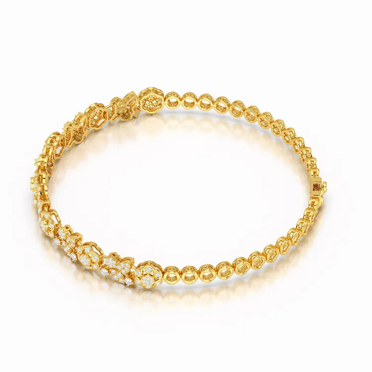 Klassisches Damenarmband mit 1,73 Karat Labordiamanten