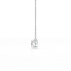 1 CT Cushion Solitaire Lab Grown Diamond Pendant