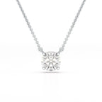1 Carat Round Solitaire Lab Grown Diamond Pendant