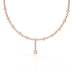 2.57 CT Lab Diamond Drop Necklace