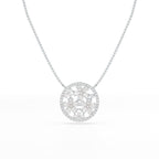2,57 Karat Anhänger mit birnenförmigem Blumen-Lab-Diamant