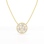 2,57 Karat Anhänger mit birnenförmigem Blumen-Lab-Diamant