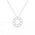 3.25 CT Round Cut Lab Diamond Pendant