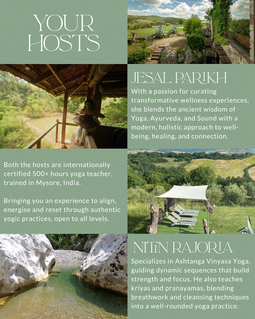 5 DAY RETREAT IN TUSCANY - SORGENTE