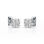 0.87 CT Lab Created Diamond Stud Earrings