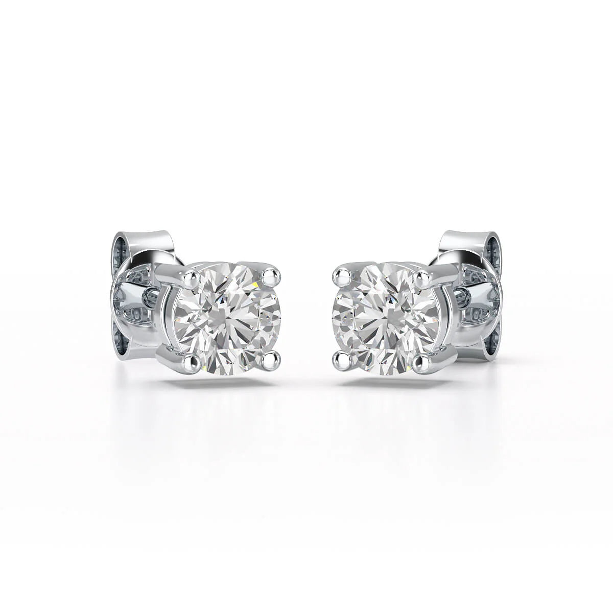 0.87 CT Lab Created Diamond Stud Earrings