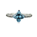 Intense Blue Lab-Grown Diamond Ring