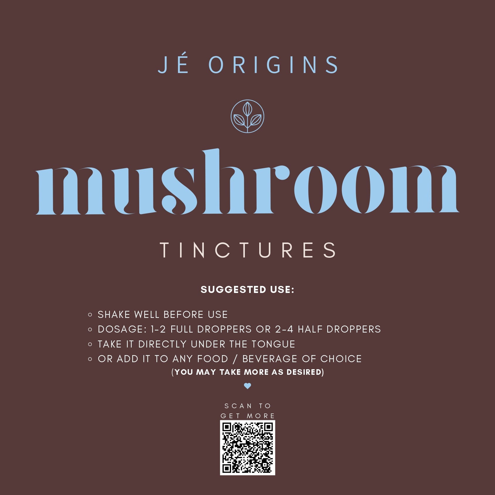 Energy - Cordyceps Mushroom Tincture