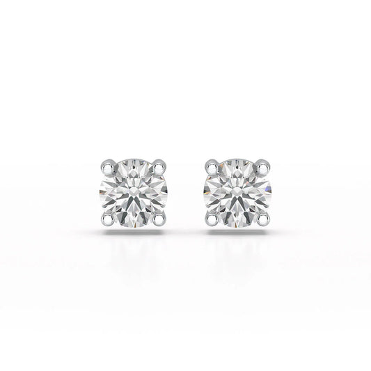 0.87 CT Lab Created Diamond Stud Earrings