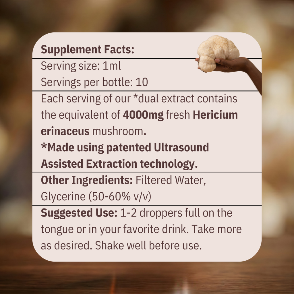 Clarity - Lion’s Mane Mushroom Tincture