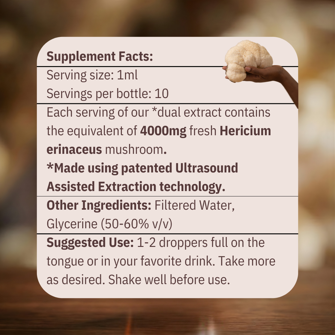 Clarity - Lion’s Mane Mushroom Tincture