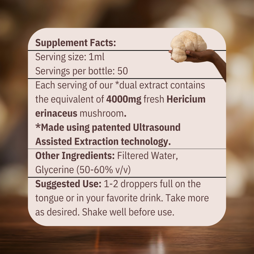 Clarity - Lion’s Mane Mushroom Tincture
