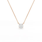 1 Carat Round Solitaire Lab Grown Diamond Pendant