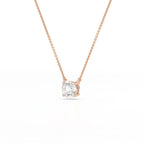 1 Carat Round Solitaire Lab Grown Diamond Pendant