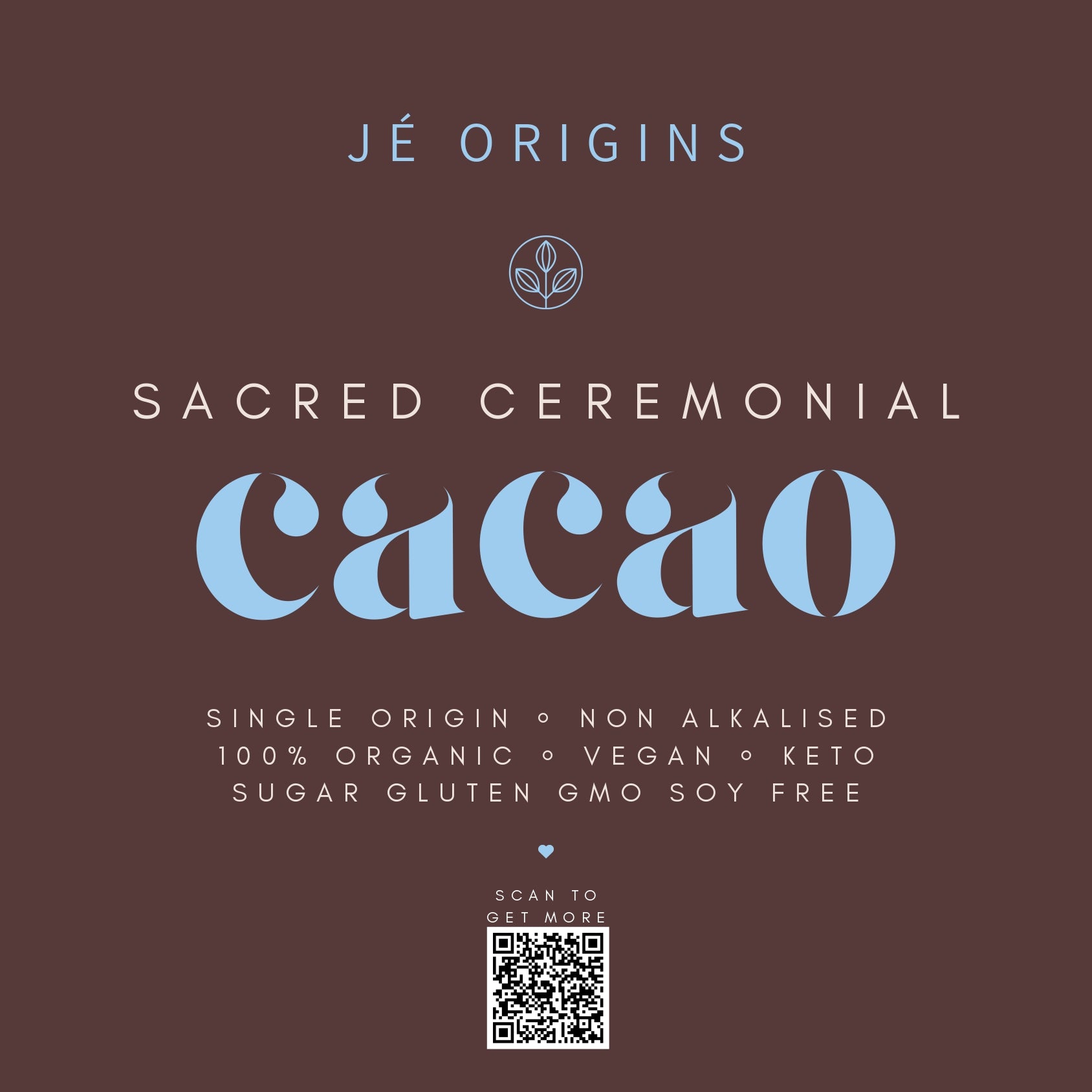Sacred – 100% Ceremonial Cacao Blocks