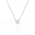 1 CT Cushion Solitaire Lab Grown Diamond Pendant