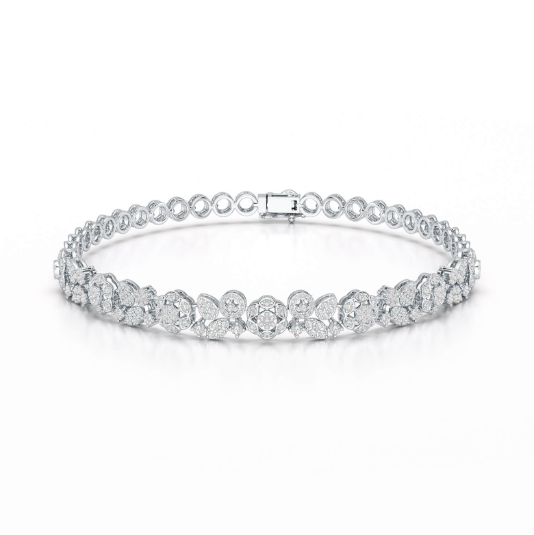 1.73 CT Lab Diamond Classic Women's Bracelet