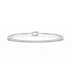 Simple Round 1.48 CT Lab Diamond Bracelet