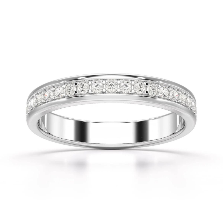 0.46 CT Lab diamond Wedding Band