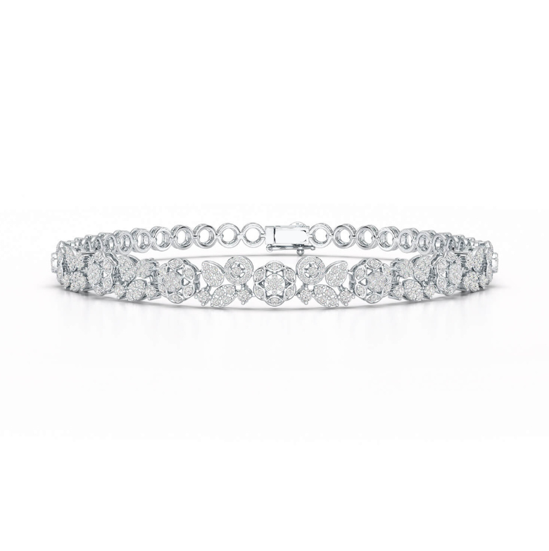 Klassisches Damenarmband mit 1,73 Karat Labordiamanten