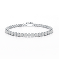 1,29 Karat 18 Karat Labordiamant-Tennisarmband