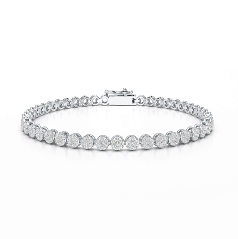 1.29 CT 18KT Lab Diamond Tennis Bracelet