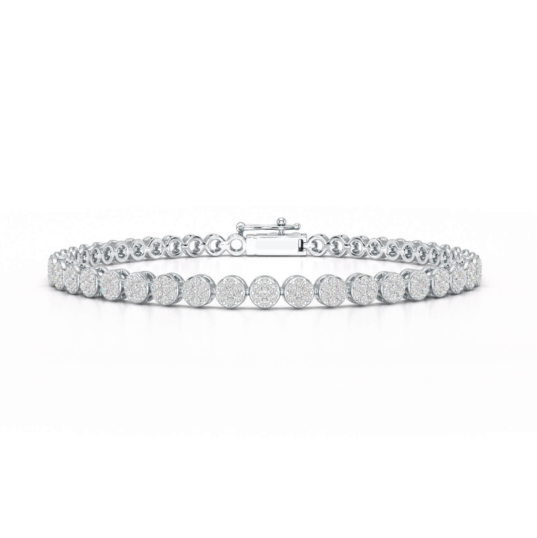 1,29 Karat 18 Karat Labordiamant-Tennisarmband