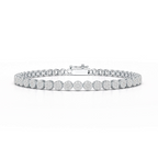 1,29 Karat 18 Karat Labordiamant-Tennisarmband