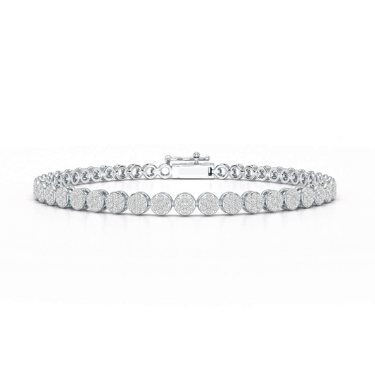 1.29 CT 18KT Lab Diamond Tennis Bracelet