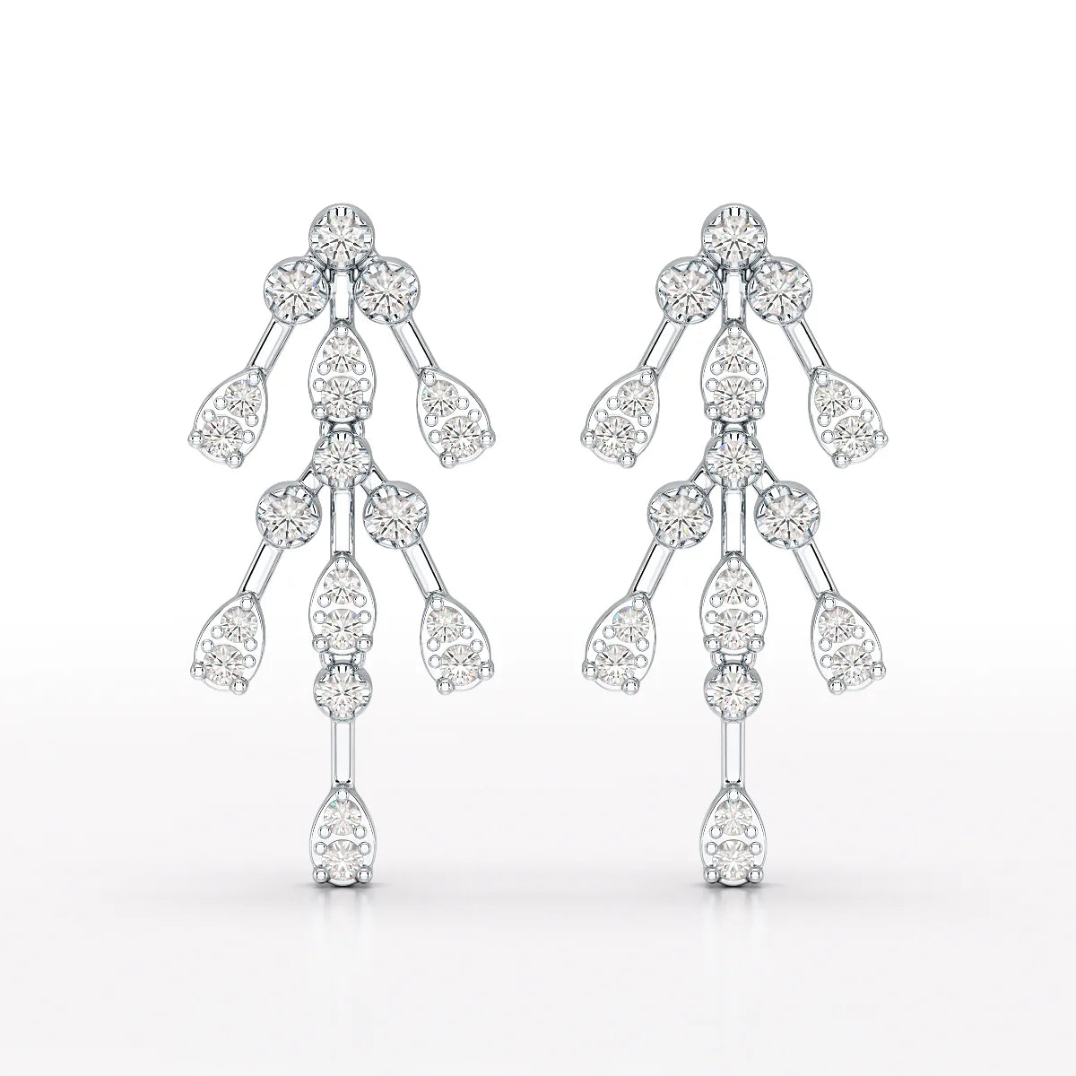 0.46 CT Lab Diamond Dangle Earring