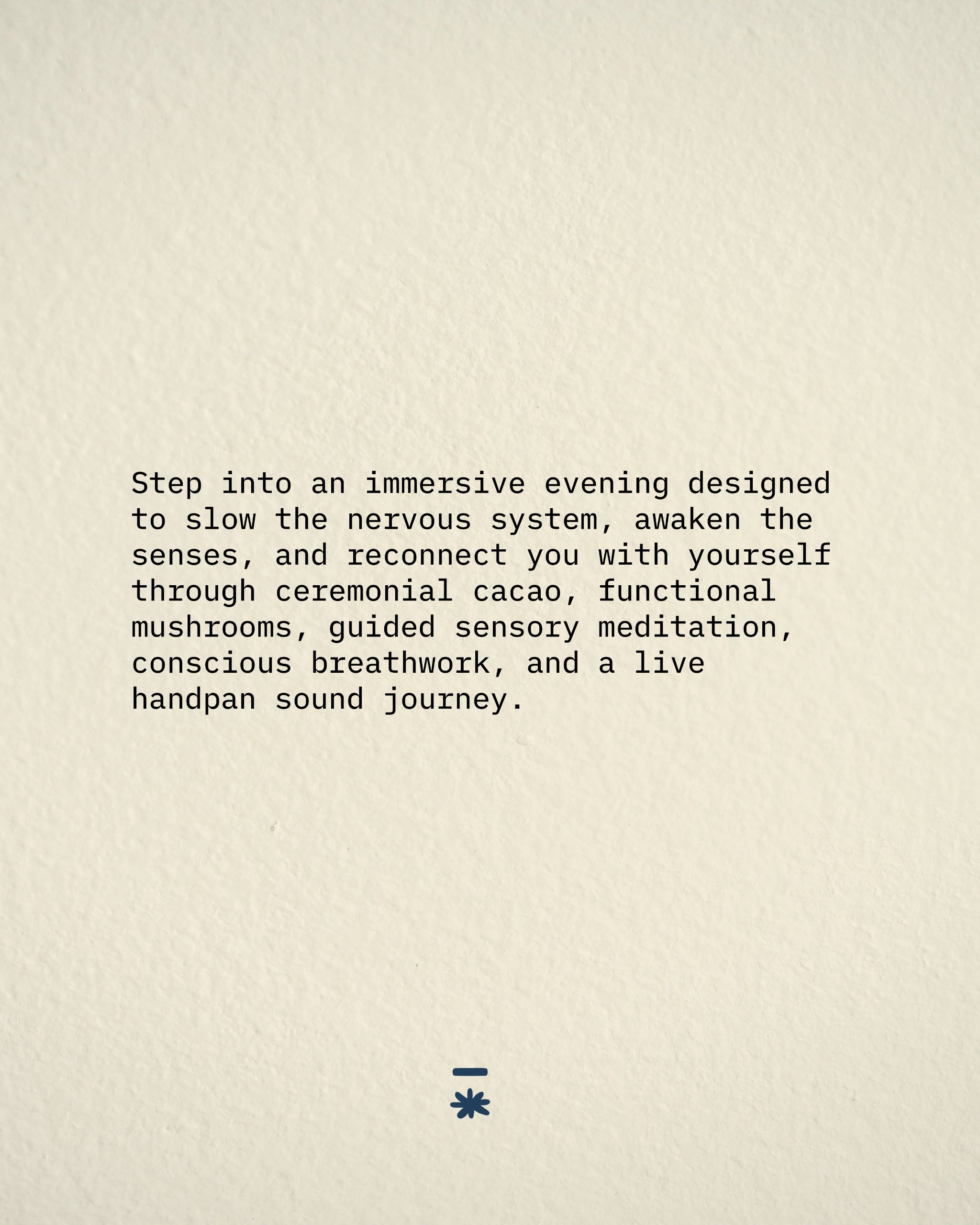 Sensory Ceremonial Cacao Experience