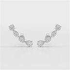 0.37 CT Lab Diamond Multi shape Earring