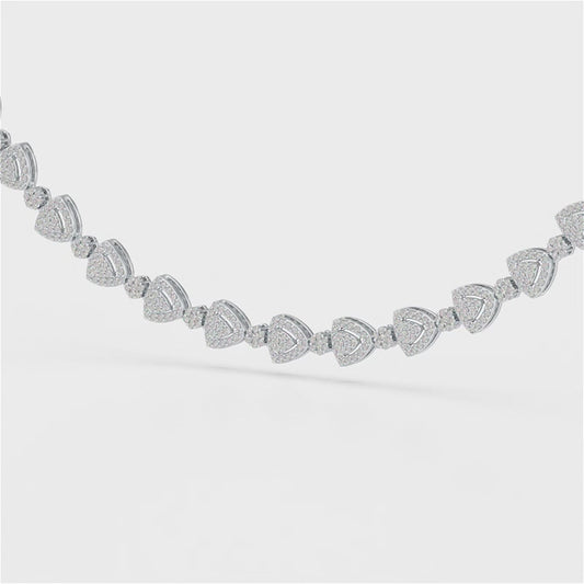 2.89 Carat Lab Grown Diamond Necklace