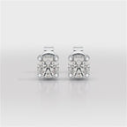 0.87 CT Lab Created Diamond Stud Earrings