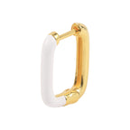 DATE NIGHT GOLD PLATED ENAMEL COLOR EARRINGS